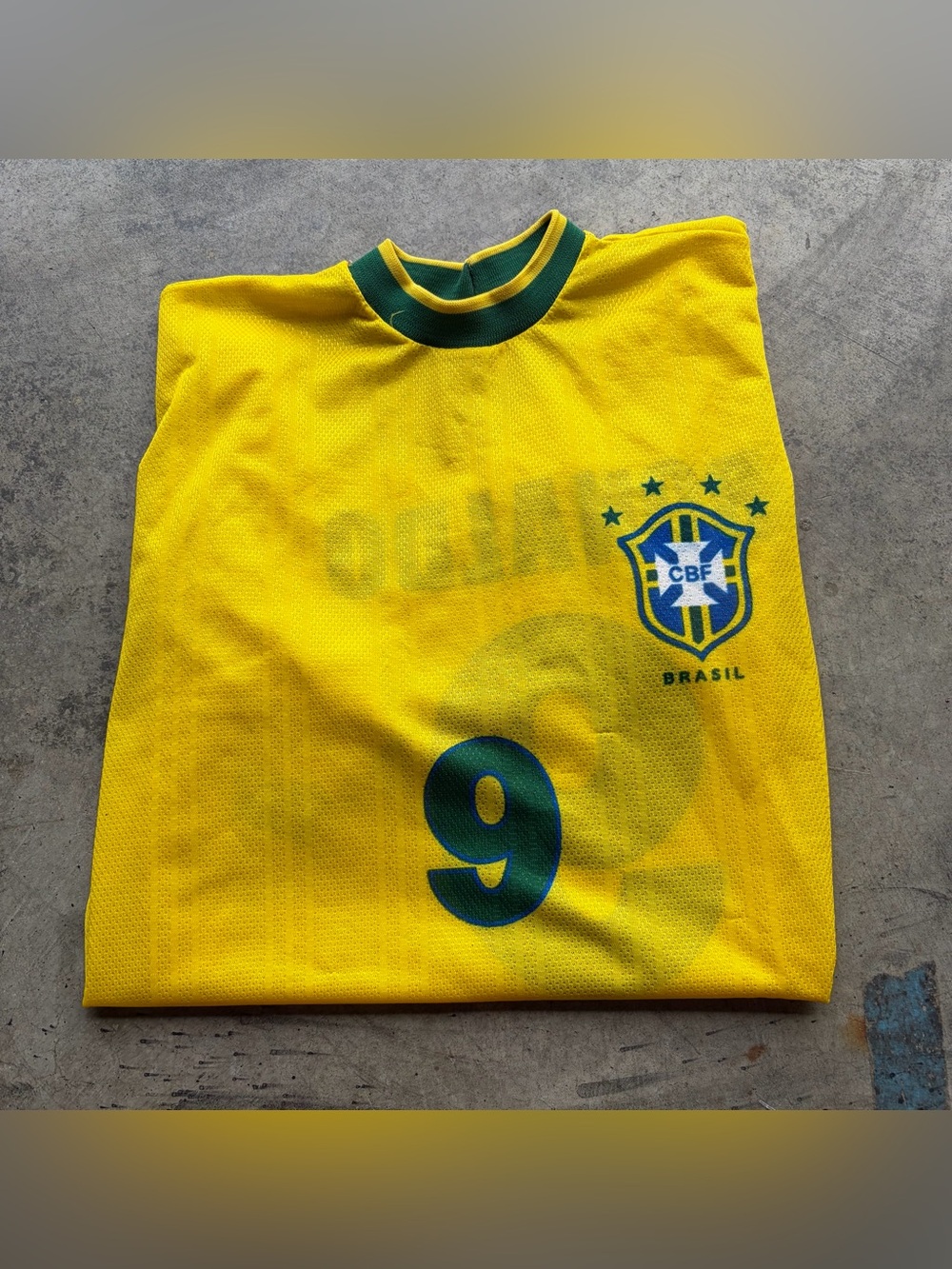 Vintage 90s Cristiano Ronaldo Brazil FC jersey shirt